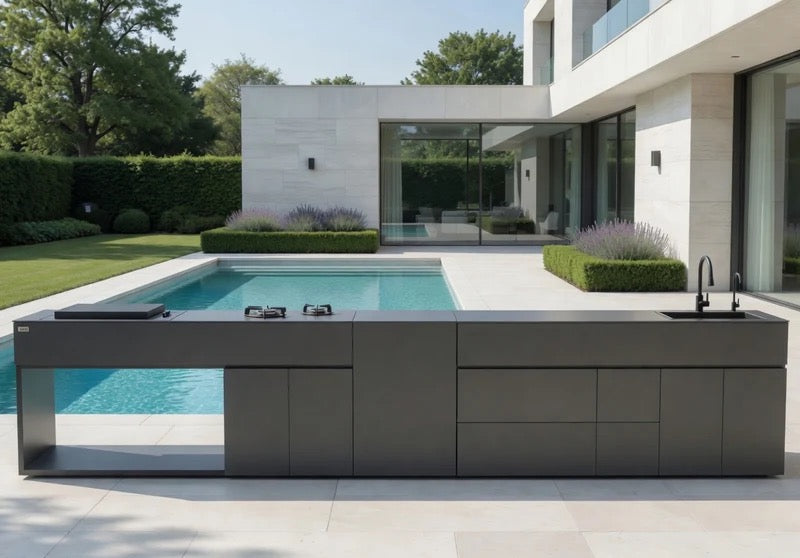Grillionaire Urban Grade II Aluminium Modular Outdoor Kitchen, Powder-Coated Finish