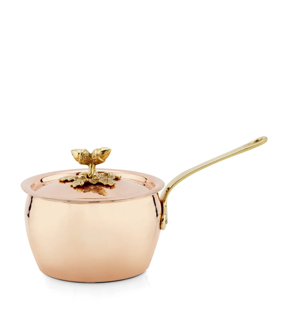 Ruffoni Historia Hammered Copper Saucepan 16cm with Lid