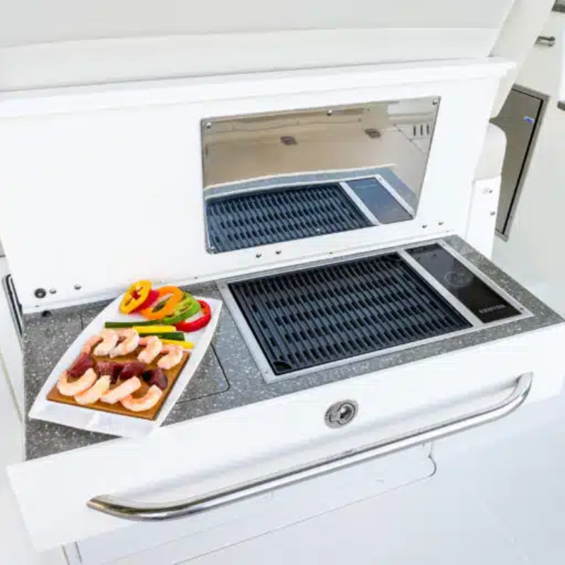 Kenyon No Lid Electric Grill Stainless Steel Touch Control
