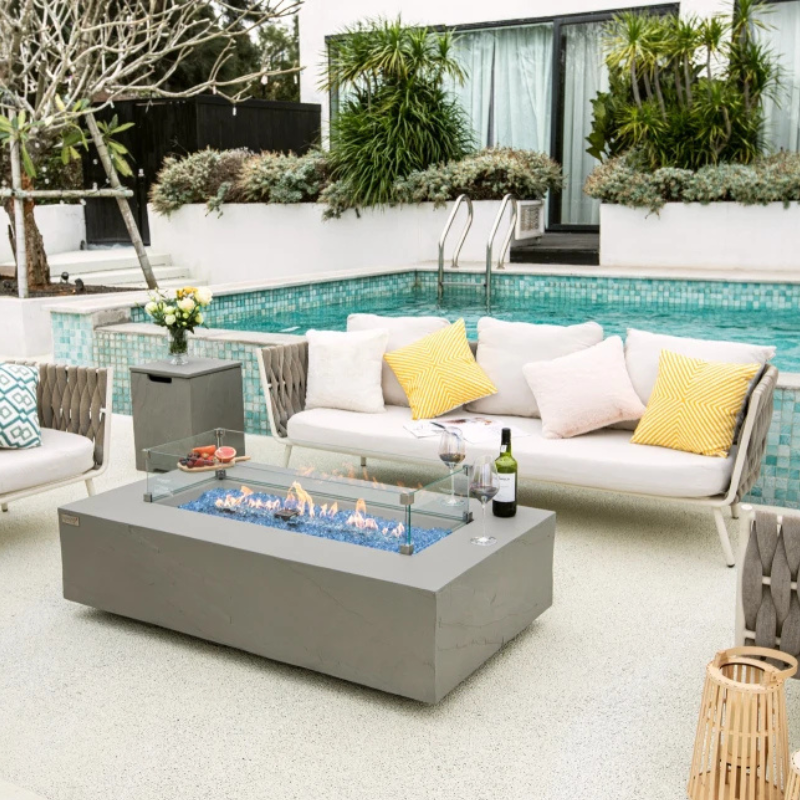 Elementi Fire Plus Meteora Fire Table in Space Grey