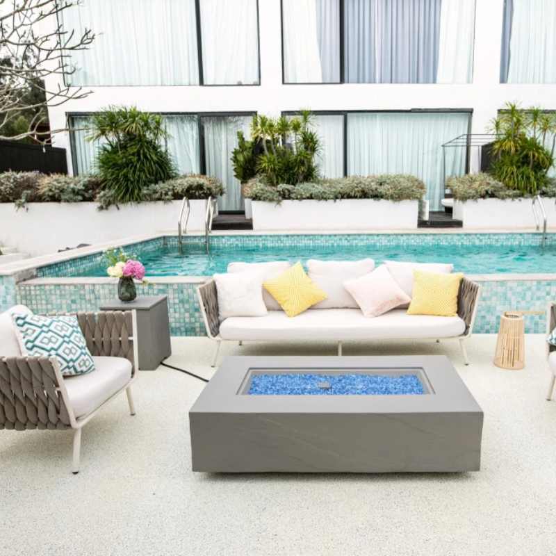 Elementi Fire Plus Meteora Fire Table in Space Grey