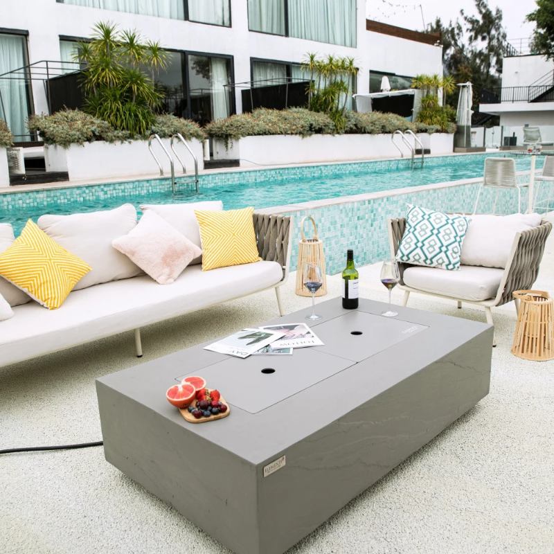 Elementi Fire Plus Meteora Fire Table in Space Grey