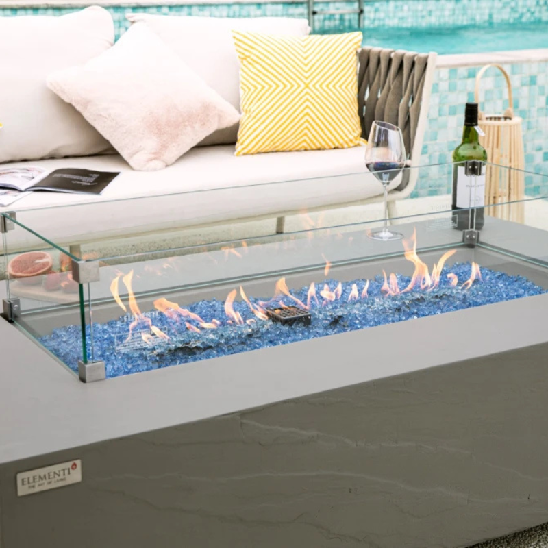 Elementi Fire Plus Meteora Fire Table in Space Grey