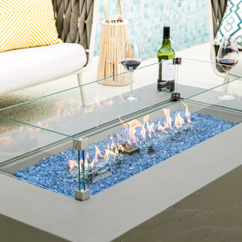 Elementi Fire Plus Meteora Fire Table in Space Grey