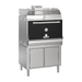 Mibrasa Charcoal Oven with Cupboard and Heating Rack HMB AB SB 110 in black