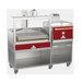 Mibrasa DUO Parrilla Single + Mibrasa Oven 75 in red