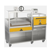 Mibrasa DUO Parrilla Single + Mibrasa Oven 75 in yellow