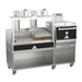 Mibrasa Double Parrilla Open Grill GMB130 + HMB75 Compact Oven in black