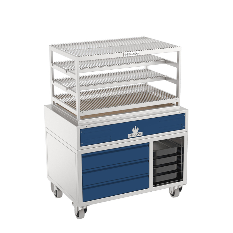 Mibrasa RM 100 BEAST Robata Grill with complete stand