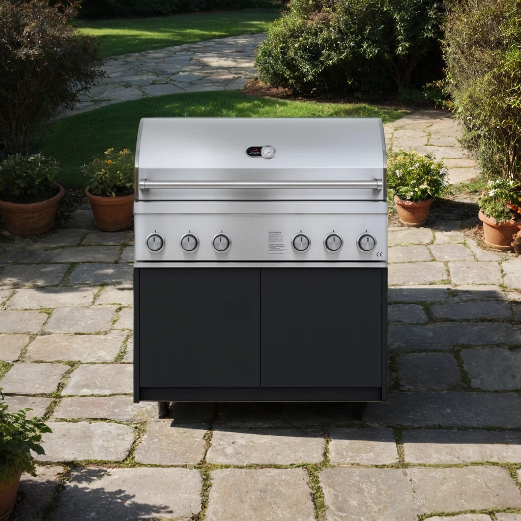 Whistler Fairford Luxury 5-Burner BBQ with Integrated Grill Cabinet
