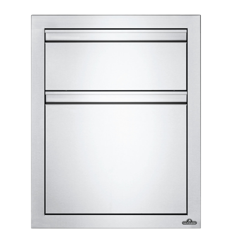Napoleon 18 x 24 inch Double Drawer: Waste Bin