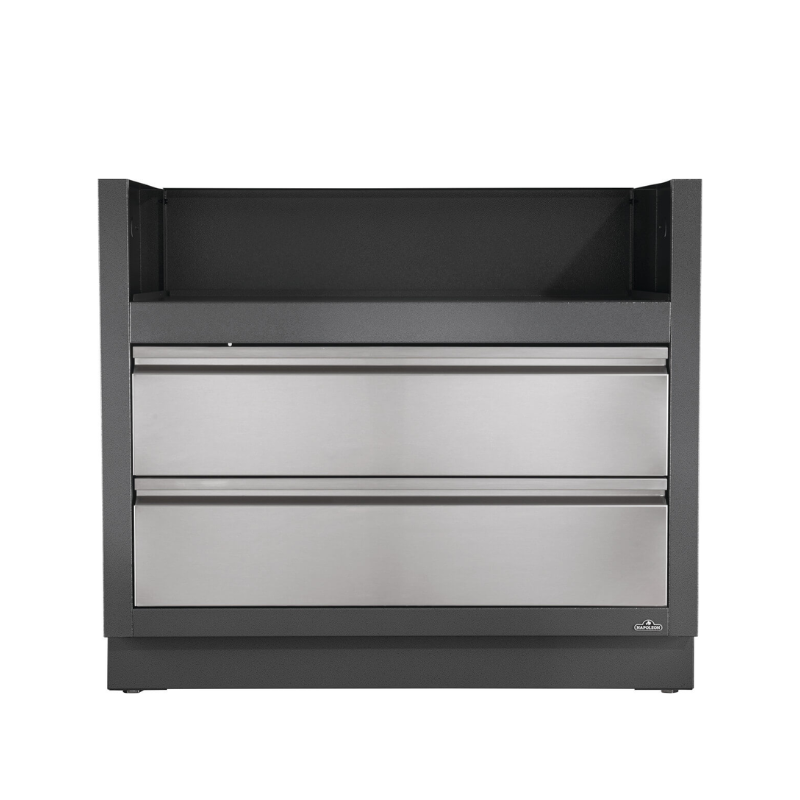 Napoleon Oasis 100 Stainless Steel Modular Outdoor Kitchen with Napoleon Prestige Pro 665 Built in BBQ