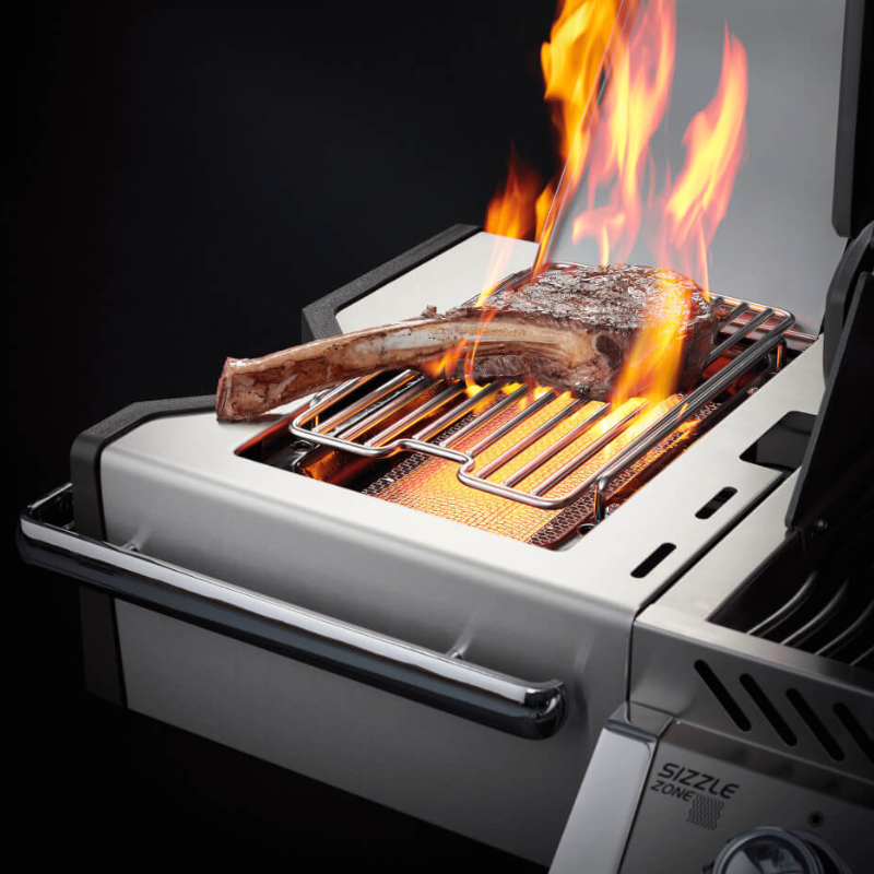 Napoleon Oasis 100 Stainless Steel Modular Outdoor Kitchen with Napoleon Prestige Pro 665 Built in BBQ