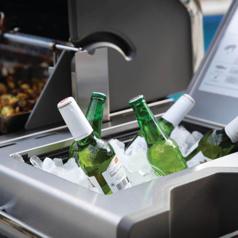 Napoleon Prestige® PRO 500 RSIB Free Standing BBQ in Stainless Steel with Infrared Side and Rear Burners
