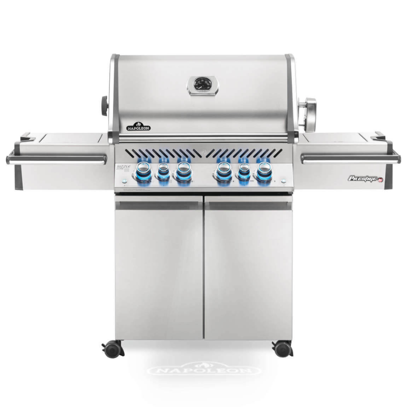 Napoleon Prestige® PRO 500 RSIB Free Standing BBQ in Stainless Steel with Infrared Side and Rear Burners