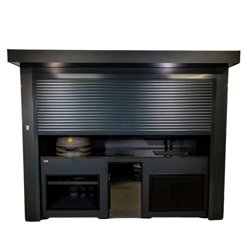 Grillandia Roll Line Kamado Cabana I BBQ & Outdoor Ktichen Pod in Anthracite