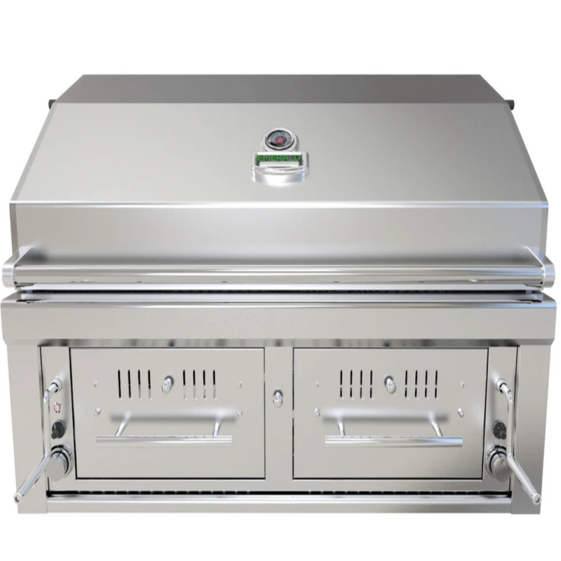 Sunstone 42″ Charcoal & Wood Hybrid Dual Zone Grill