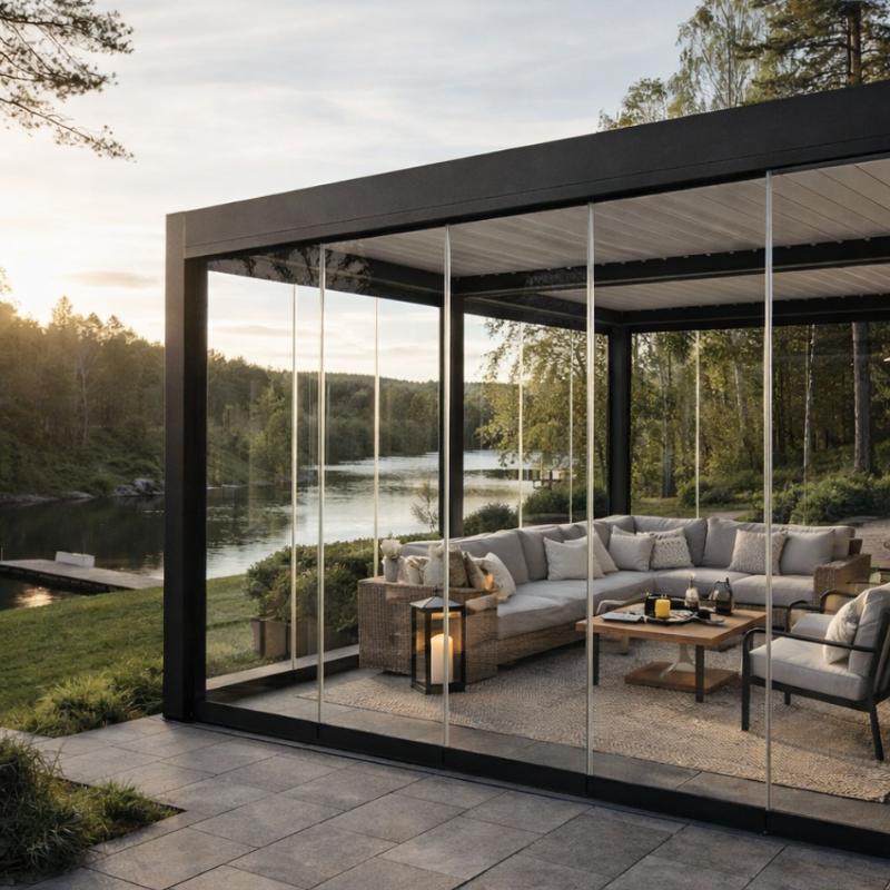 SOLA Luxe Aluminum Bioclimatic Pergola