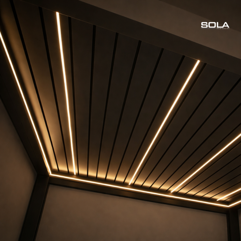 SOLA Luxe Aluminum Bioclimatic Pergola