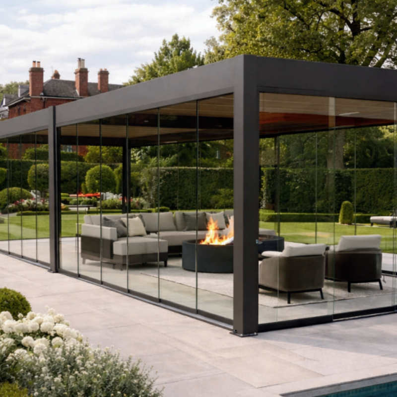 Sola Pro Aluminum Bioclimatic Pergola