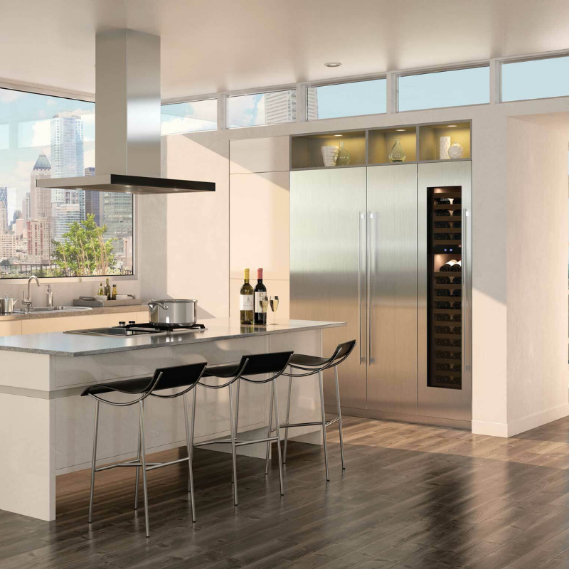 Sub-Zero ICBCL3050W 76.2cm Stainless Steel Built-in Wine Storage