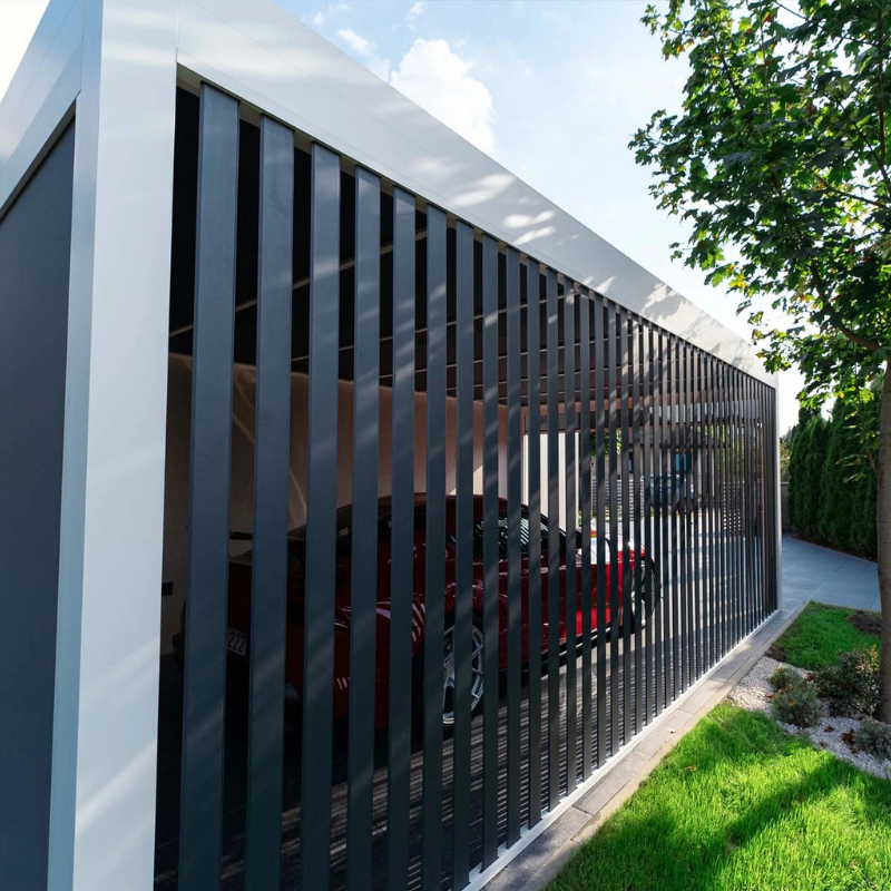 Tarasola Aluminum Carport with Utility Room