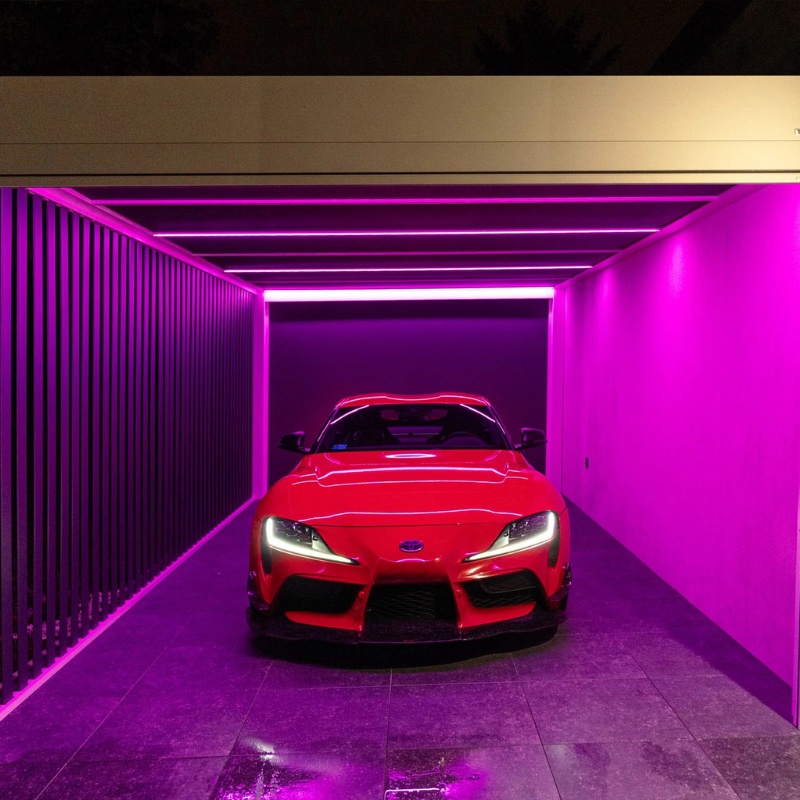 Tarasola Aluminum Carport with Utility Room