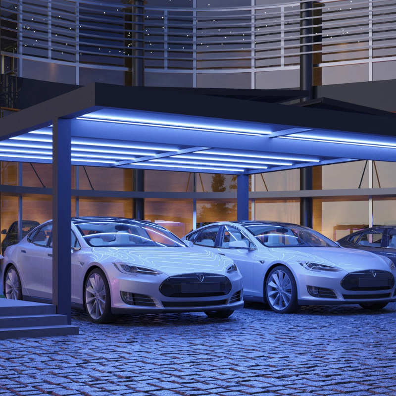 Tarasola Aluminum Carport with Utility Room