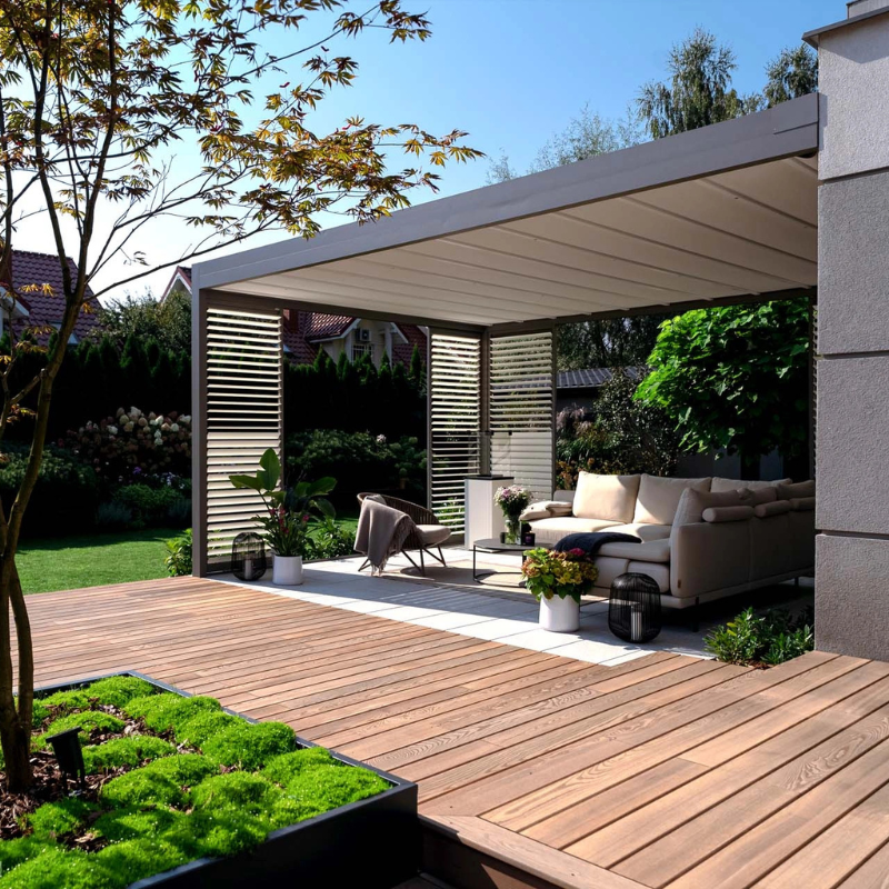 Tarasola Cubic Aluminum Pergola