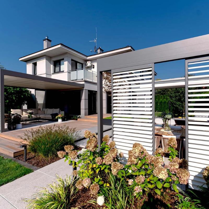 Tarasola Cubic Aluminum Pergola