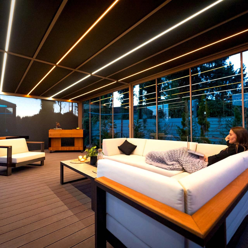 Tarasola Cubic Aluminum Pergola