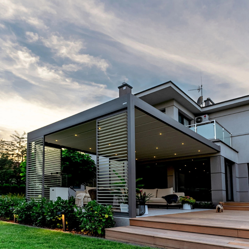 Tarasola Cubic Aluminum Pergola