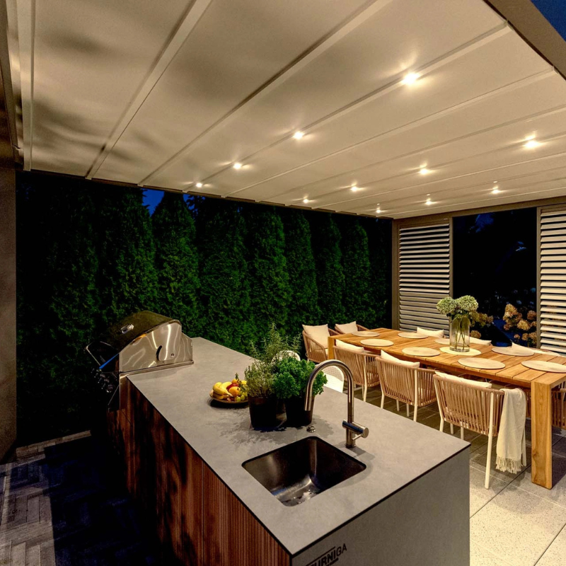 Tarasola Cubic Aluminum Pergola