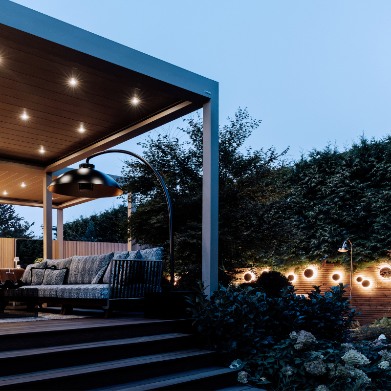 Tarasola Technic New Bioclimatic Pergola 3M Width X 3M Projection I Free Standing Pergola