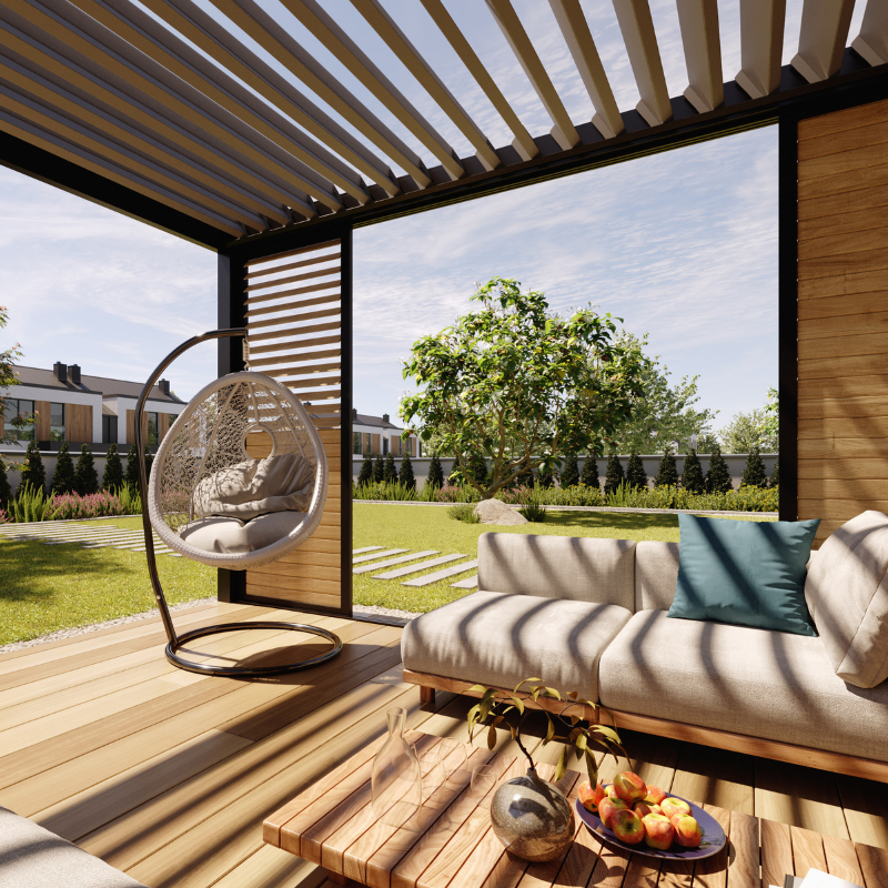 Tarasola Essential Bioclimatic Pergola 3M Width x 4M Projection l Free Standing