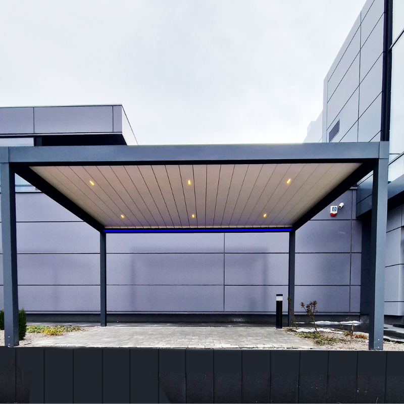 Tarasola Essential Bioclimatic Aluminum Pergola 3M Width X 6M Projection l Free-Standing