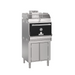 Front view of Mibrasa HMB AB SB 75 Charcoal Oven With Cupboard Below and Heating Rack