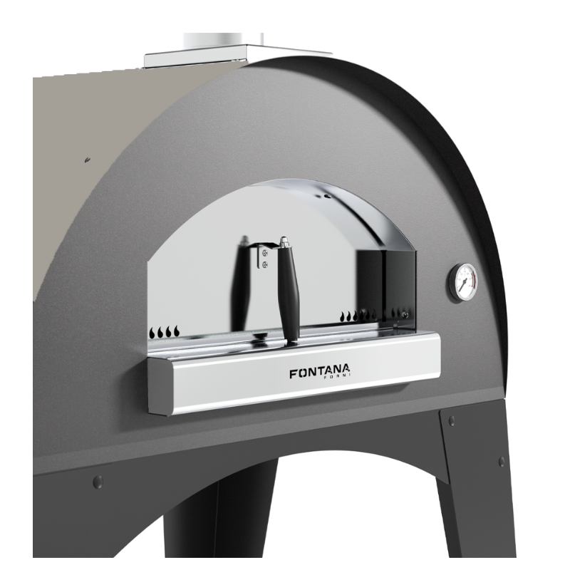 Fontana Lorenzo Rosso Built-In Wood Pizza Oven + FREE Fontana Pizzaiolo Kit Worth £159.00