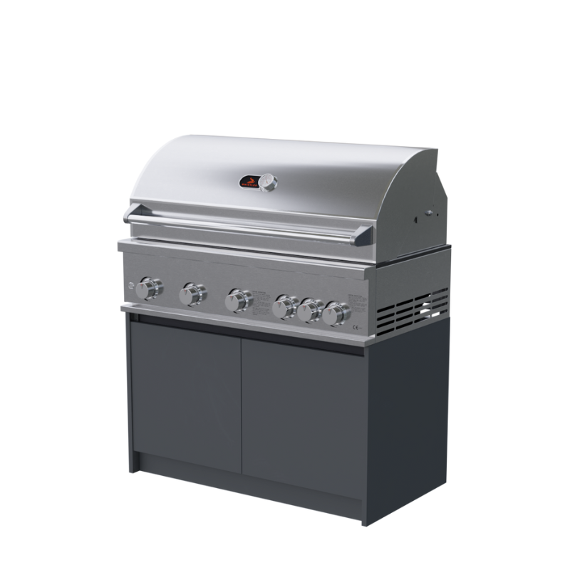 Whistler Fairford Luxury 5-Burner BBQ with Integrated Grill Cabinet
