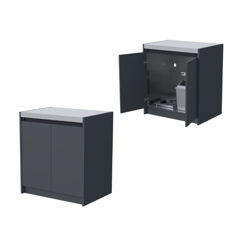 Whistler Fairford Premium Outdoor Kitchen Cabinet – 80cm Gas Bottle & Bin Storage