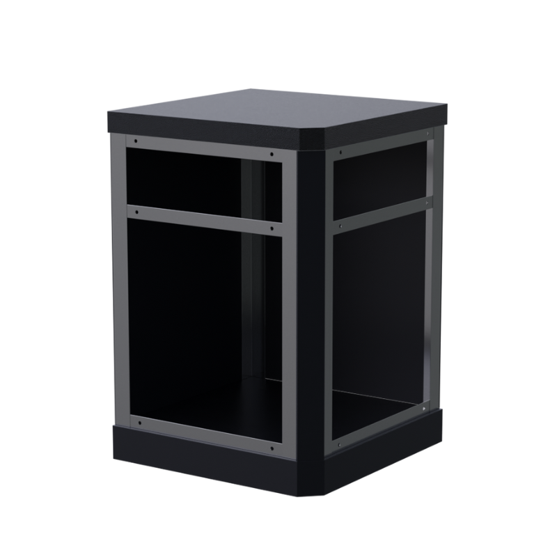 Whistler Fairford Black 90° Outdoor Kitchen Cabinet – Modular Corner Storage (63.5cm)