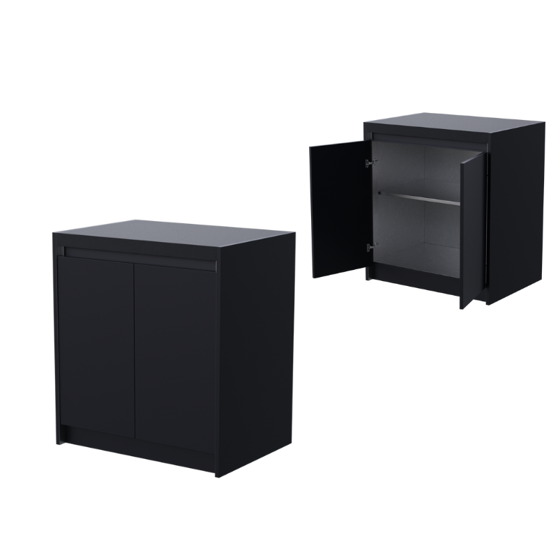 Whistler Fairford Outdoor Kitchen Grey Double Door Cabinet 80cm