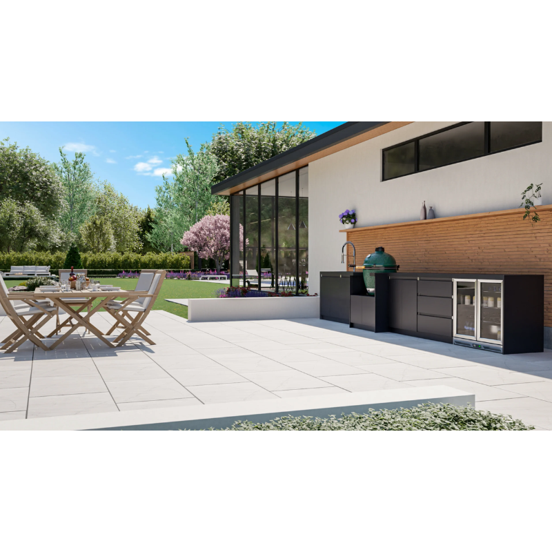 Whistler Fairford 5M Full-Length Black Outdoor Kitchen Modular Setup