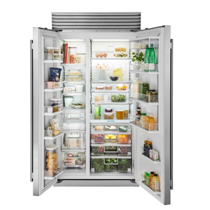 Sub-Zero & Wolf ICBCL4250S Side-By-Side Refrigerator and Freezer