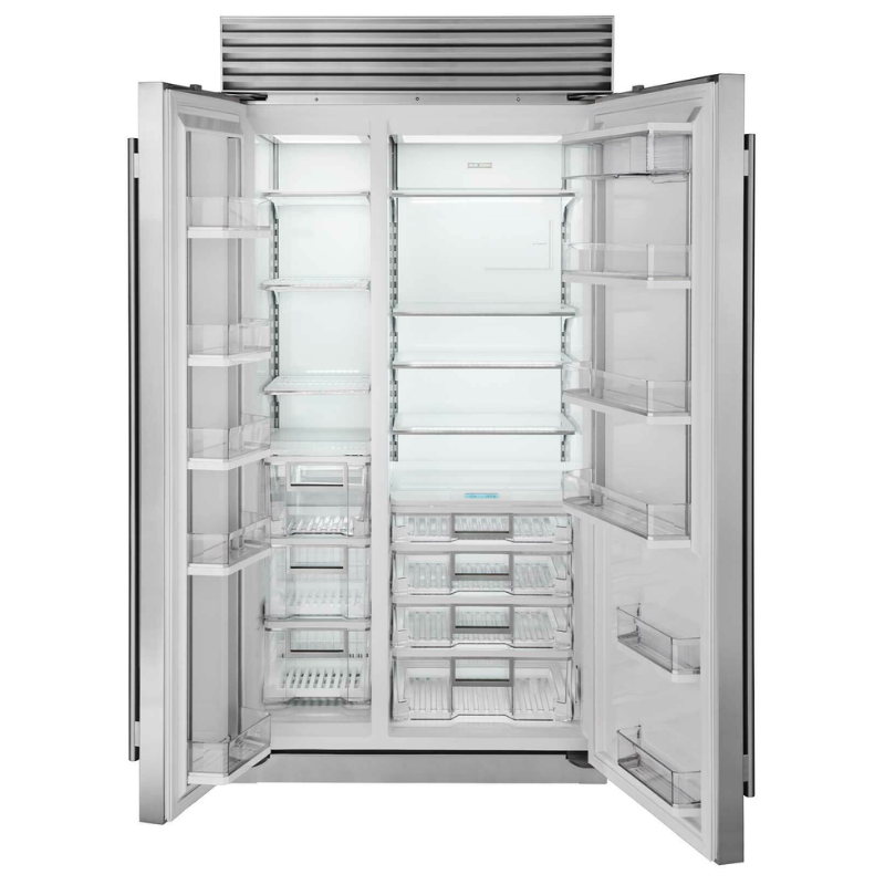 Sub-Zero & Wolf ICBCL4250S Side-By-Side Refrigerator and Freezer