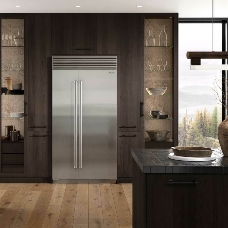 Sub-Zero & Wolf ICBCL4250S Side-By-Side Refrigerator and Freezer