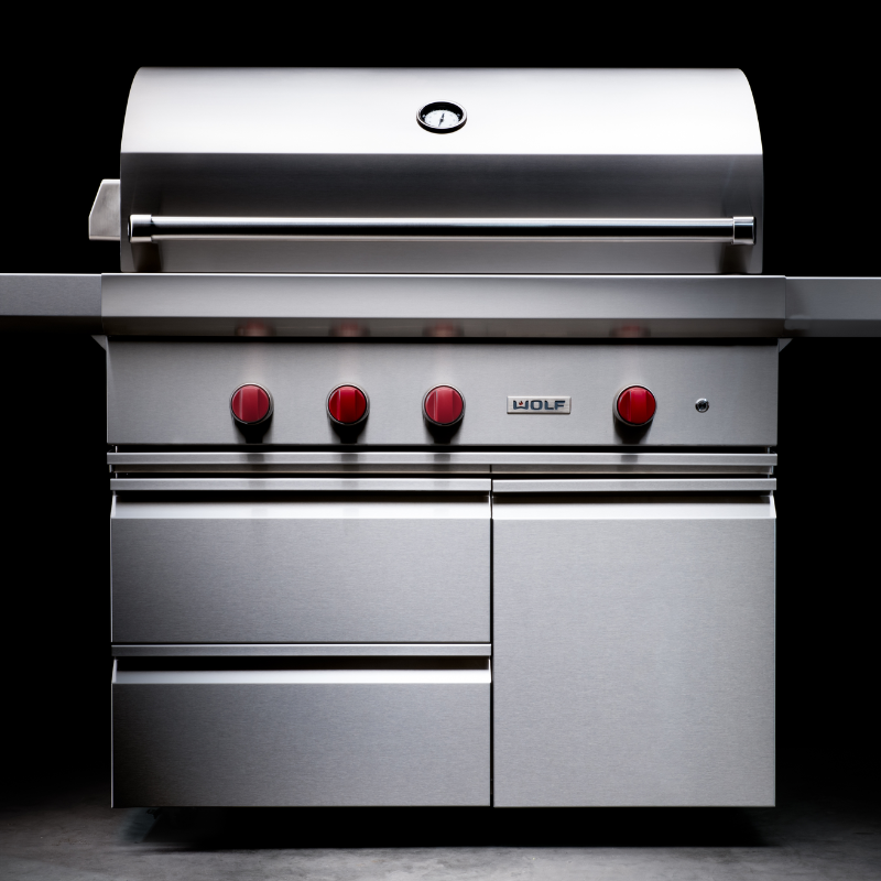 Sub-Zero & Wolf ICBOG30C Freestanding 3 Gas Burner Barbecue - 76cm