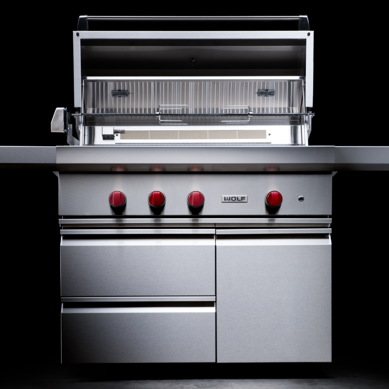Sub-Zero & Wolf ICBOG30C Freestanding 3 Gas Burner Barbecue - 76cm