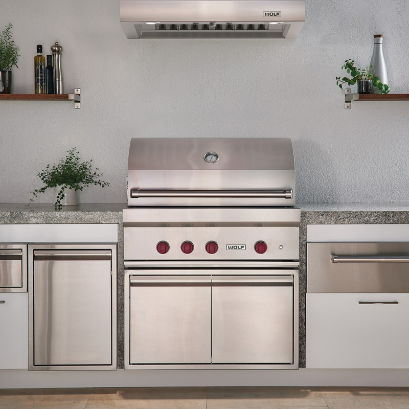 Sub-Zero & Wolf ICBOG36 91 cm Built-In Outdoor Gas Grill – 2 Burner