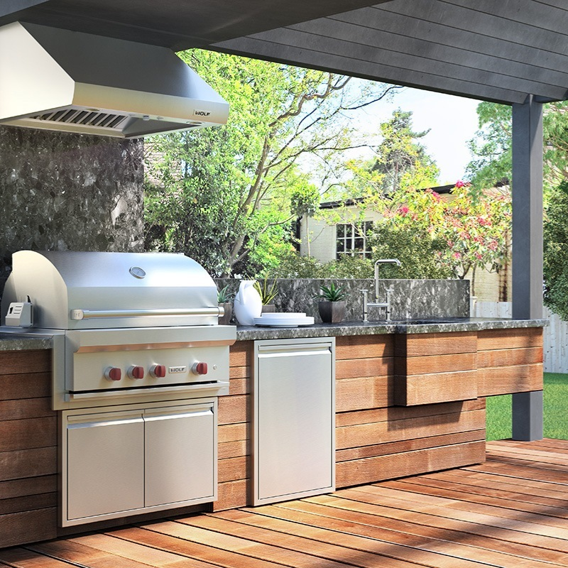 Sub-Zero & Wolf ICBOG36 91 cm Built-In Outdoor Gas Grill – 2 Burner ...